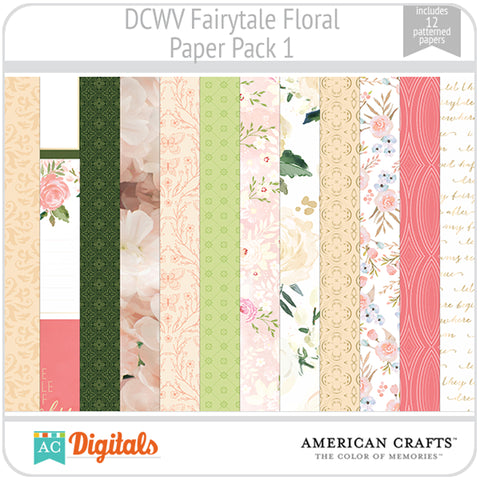 Fairytale Floral Paper Pack 1