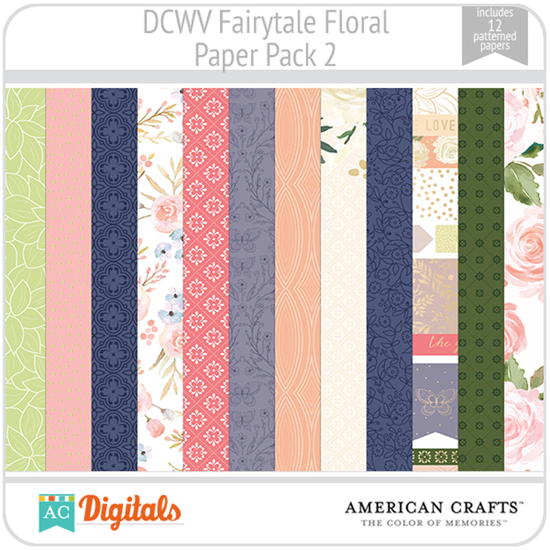 Fairytale Floral Paper Pack 1