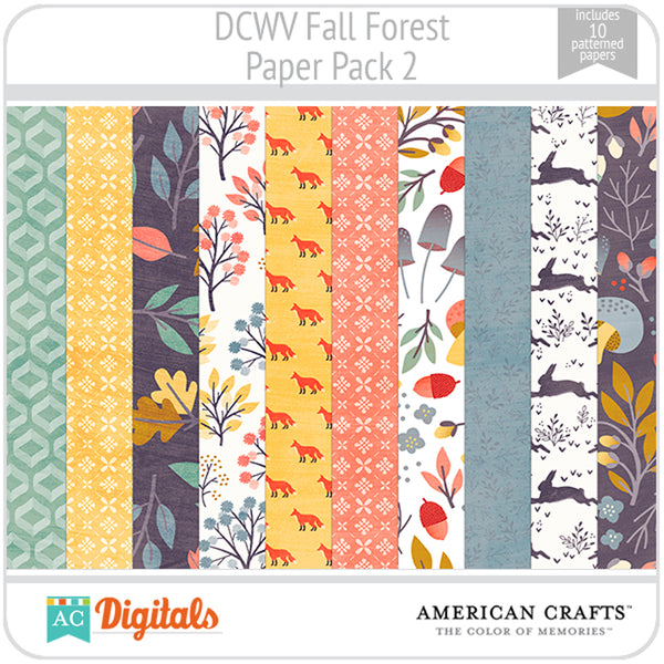 Fall Forest Paper Pack 2