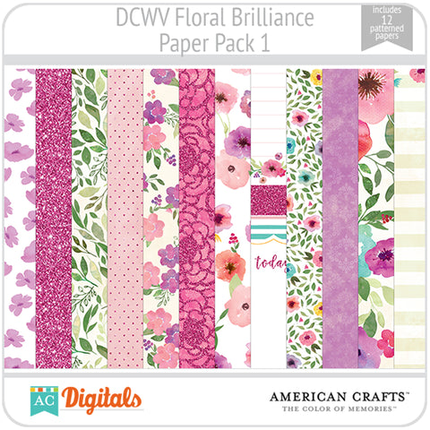 Floral Brilliance Paper Pack 1