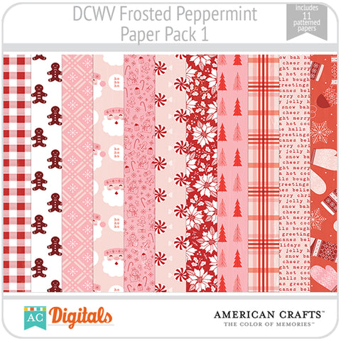 Frosted Peppermint Paper Pack 1