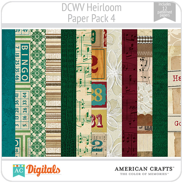 Heirloom Paper Pack 4