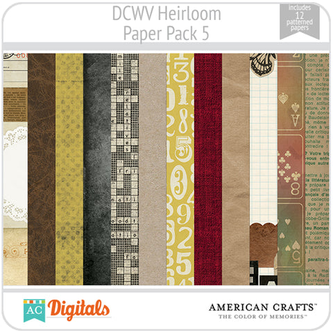 Heirloom Paper Pack 5