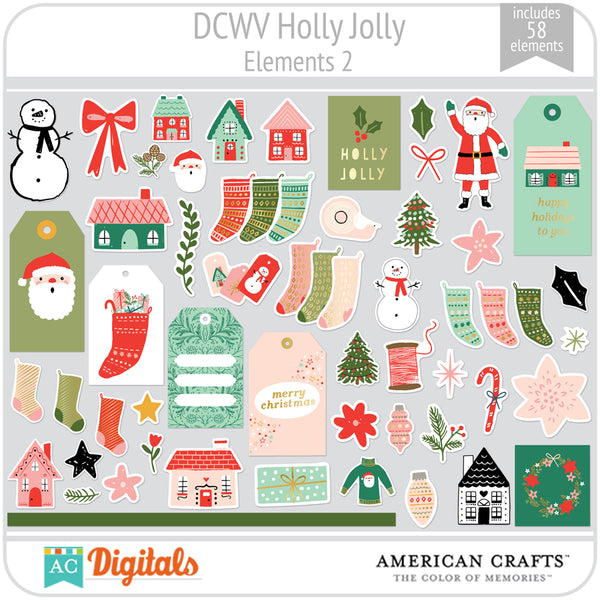 Holly Jolly Element Pack 2
