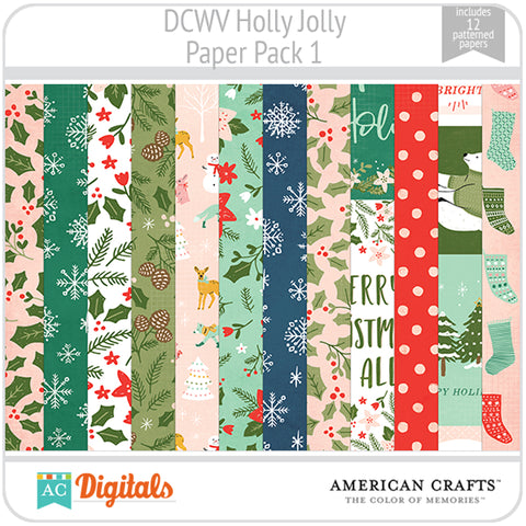 Holly Jolly Paper Pack 1