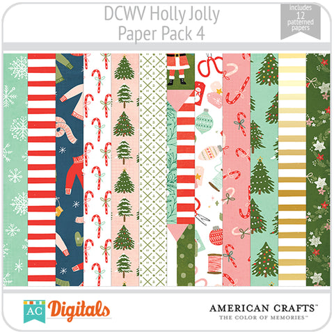 Holly Jolly Paper Pack 4