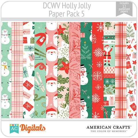 Holly Jolly Paper Pack 5