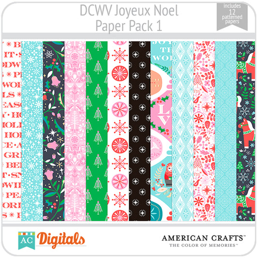 Joyeux Noel Paper Pack 1