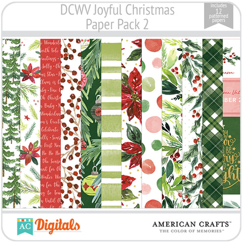 Joyful Christmas Paper Pack 2