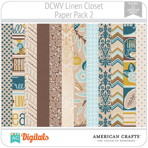 Linen Closet Paper Pack 2