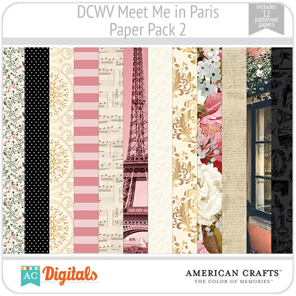 Meet Me in Paris Paper Pack 2