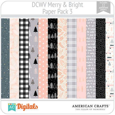 Merry & Bright Paper Pack 3