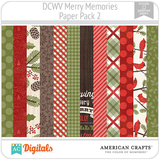 Merry Memories Paper Pack 2