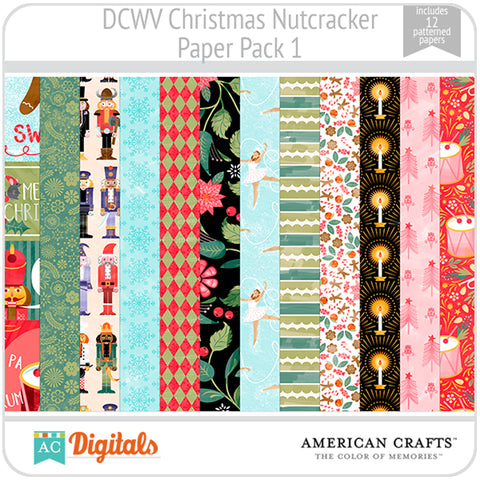 Christmas Nutcracker Paper Pack 1