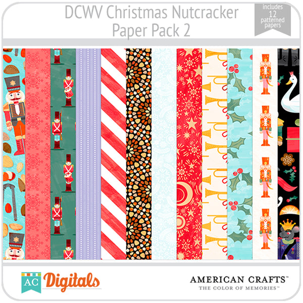 Christmas Nutcracker Paper Pack 2