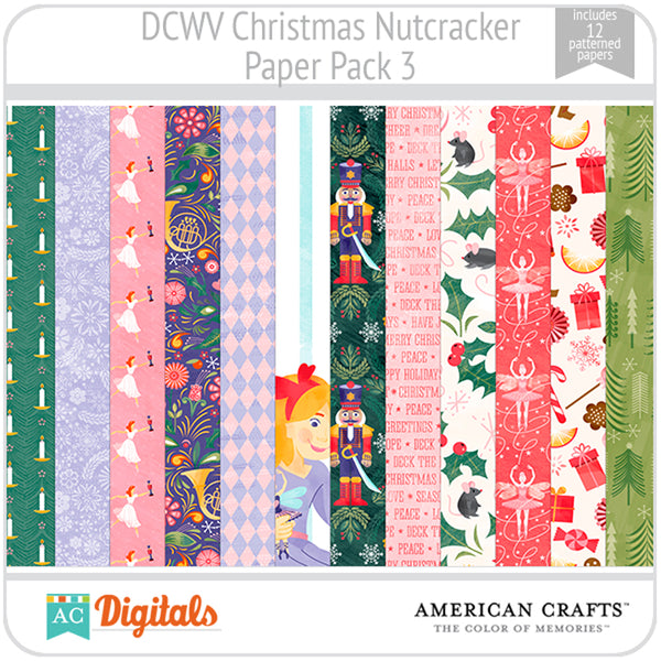 Christmas Nutcracker Paper Pack 3