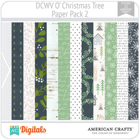 O' Christmas Tree Paper Pack 2