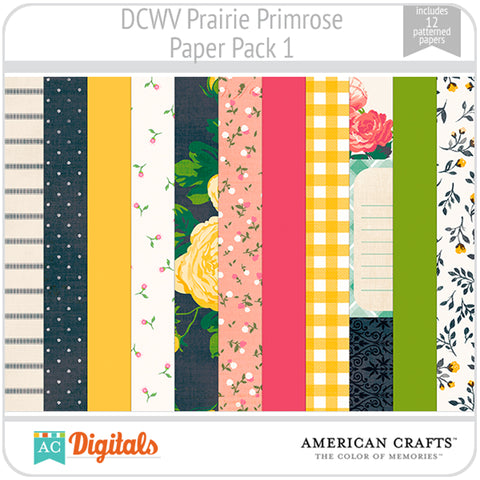 Prairie Primrose Paper Pack 1