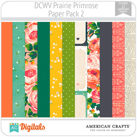 Prairie Primrose Paper Pack 2