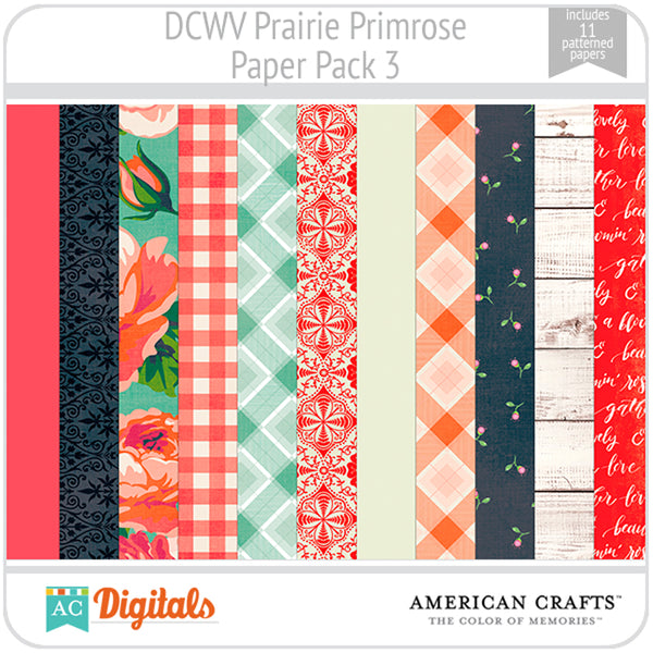 Prairie Primrose Paper Pack 3