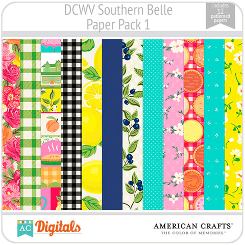 Southern Belle Paper Pack 1