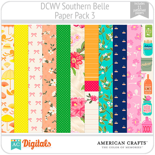 Southern Belle Paper Pack 3