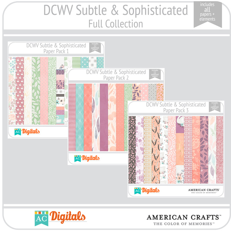 Subtle & Sophisticated Full Collection