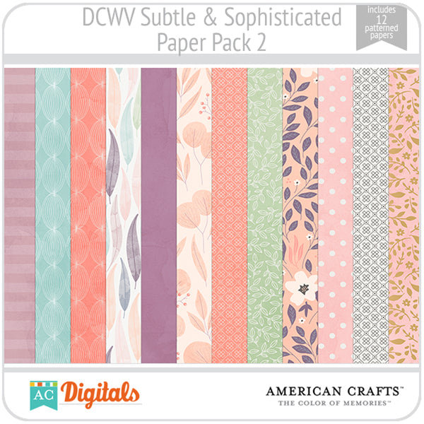 Subtle & Sophisticated Paper Pack 2