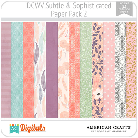 Subtle & Sophisticated Paper Pack 2