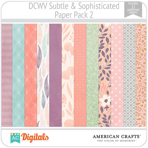 Subtle & Sophisticated Paper Pack 2