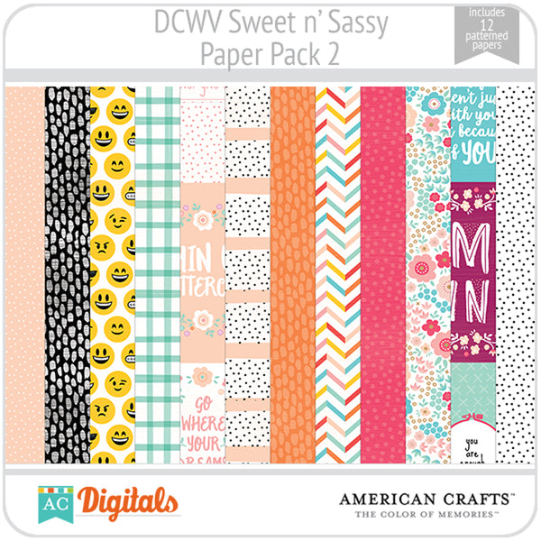 Sweet and Sassy Paper Pack 2