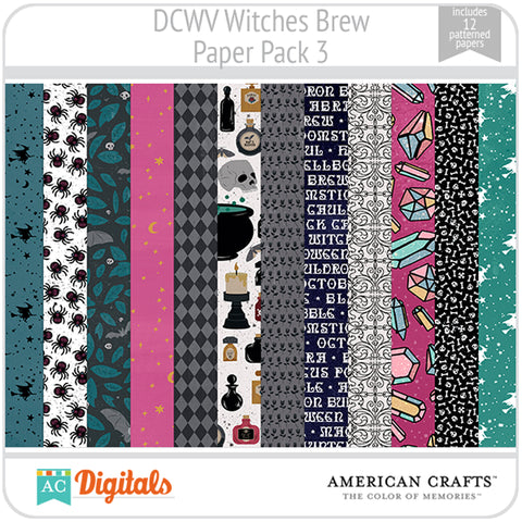 Witches Brew Paper Pack 3