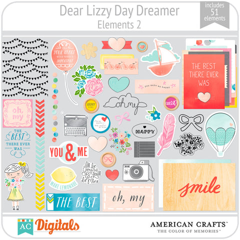Dear Lizzy Day Dreamer Element Pack 2