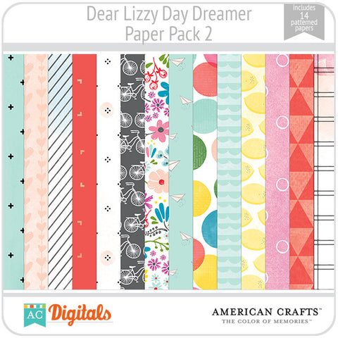 Dear Lizzy Day Dreamer Paper Pack 2