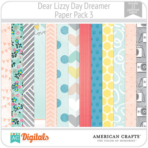 Dear Lizzy Day Dreamer Paper Pack 3