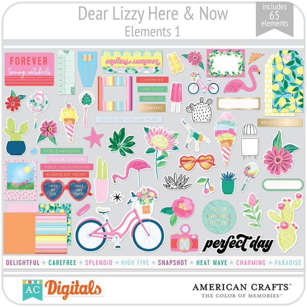 Dear Lizzy Here and Now Element Pack 1