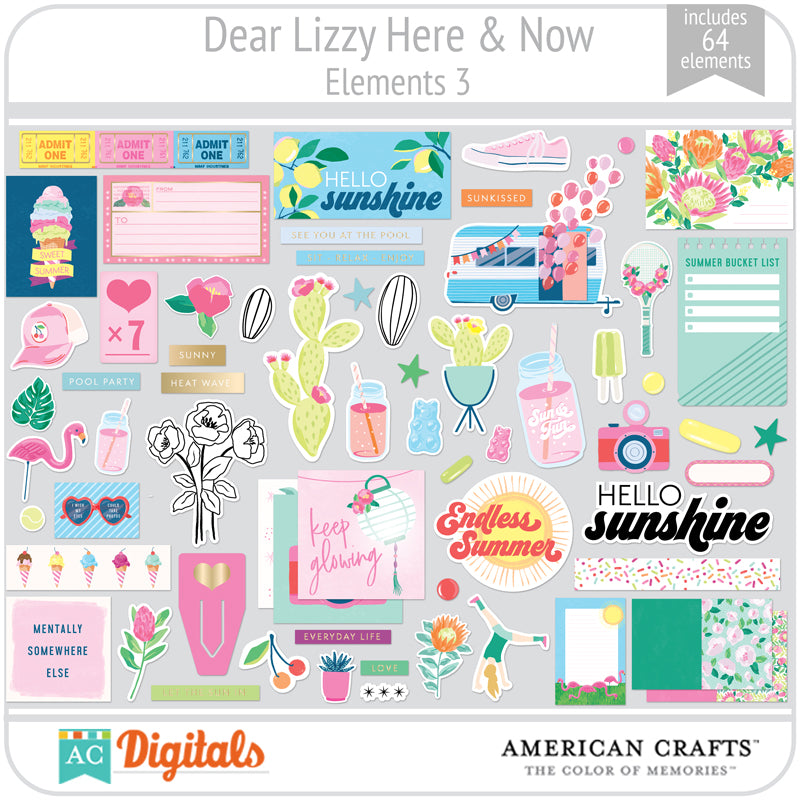 Dear Lizzy Here and Now Element Pack 3