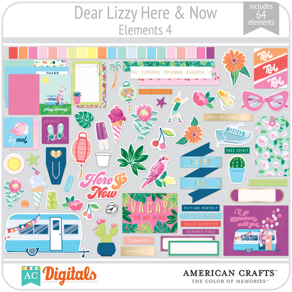Dear Lizzy Here and Now Element Pack 4