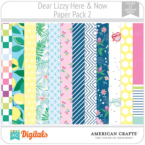 Dear Lizzy Here and Now Paper Pack 2