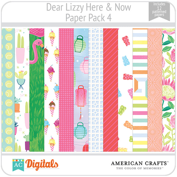 Dear Lizzy Here and Now Paper Pack 4