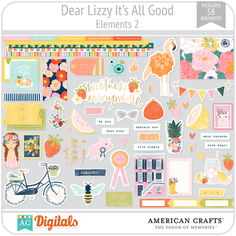 Dear Lizzy It's All Good Element Pack 2