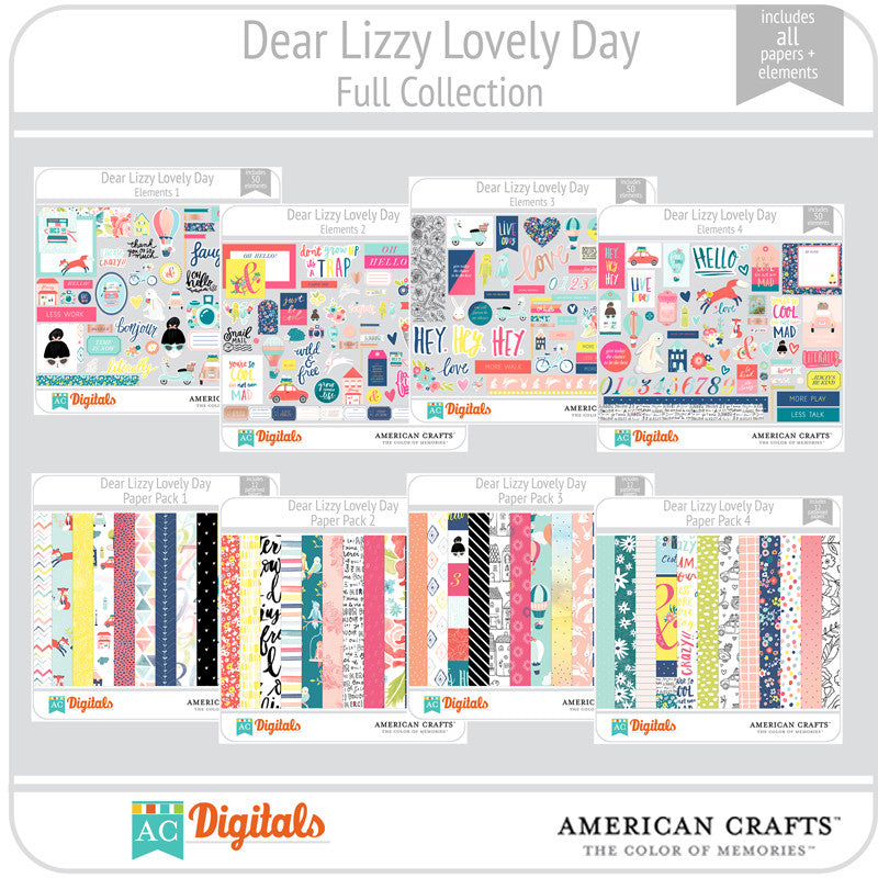 Dear Lizzy Lovely Day Full Collection