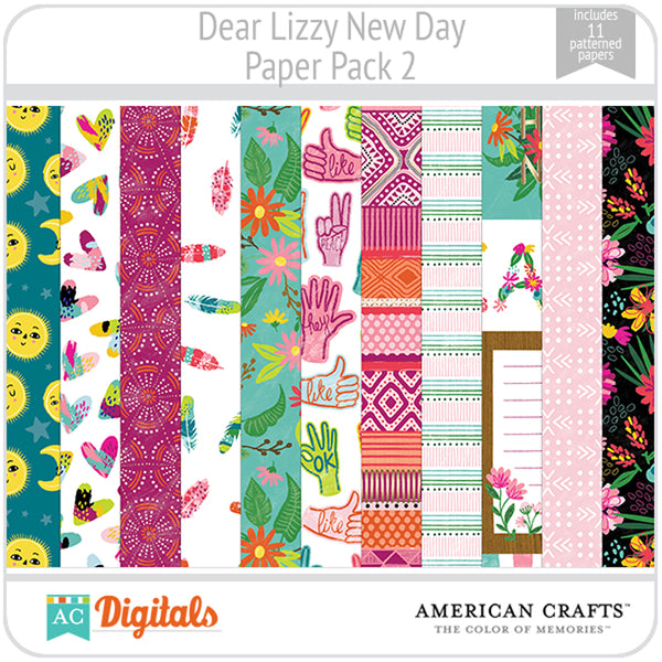 Dear Lizzy New Day Paper Pack 2