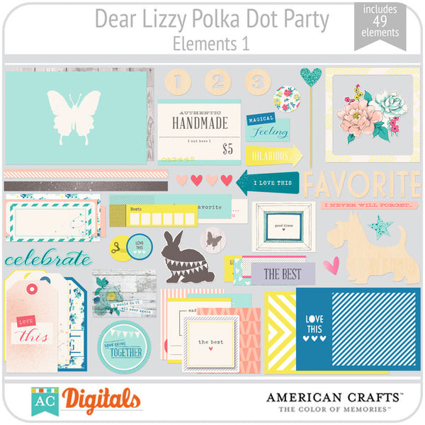 Dear Lizzy Polka Dot Party Full Collection
