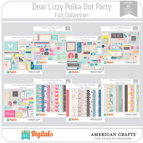 Dear Lizzy Polka Dot Party Full Collection