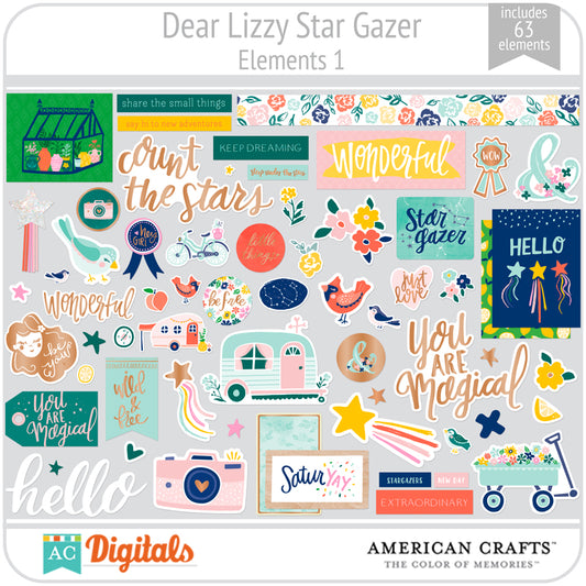 Dear Lizzy Star Gazer Element Pack 1