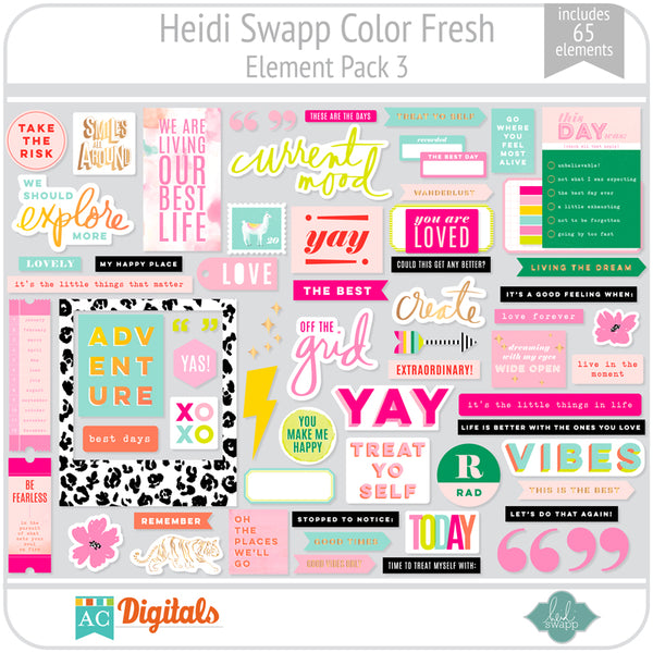 Color Fresh Element Pack 3