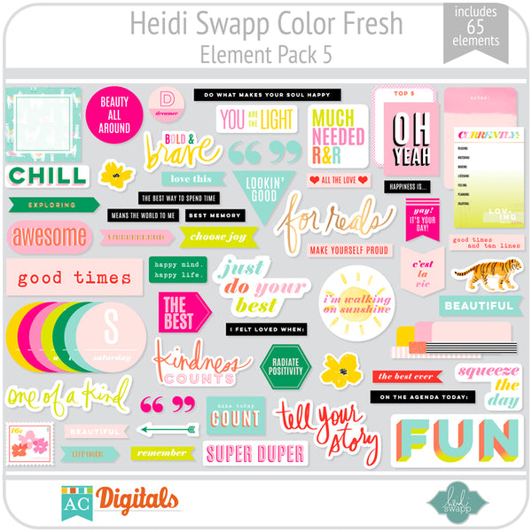 Color Fresh Element Pack 5