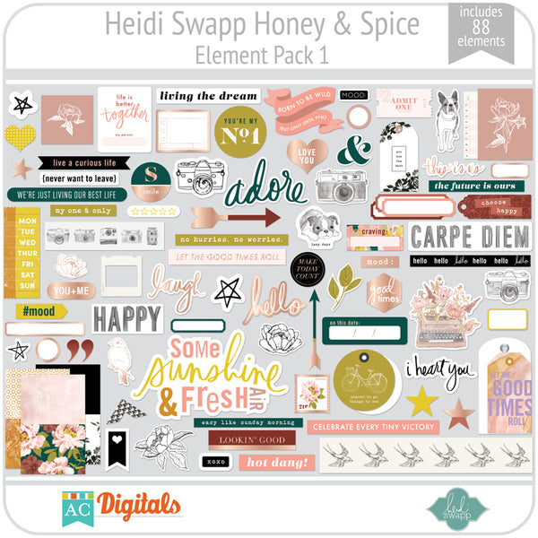 Honey & Spice Element Pack 1