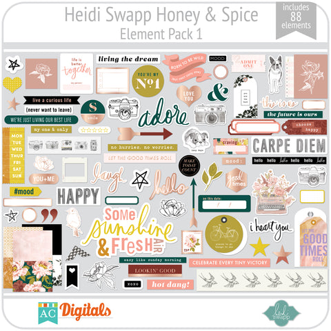 Honey & Spice Element Pack 1